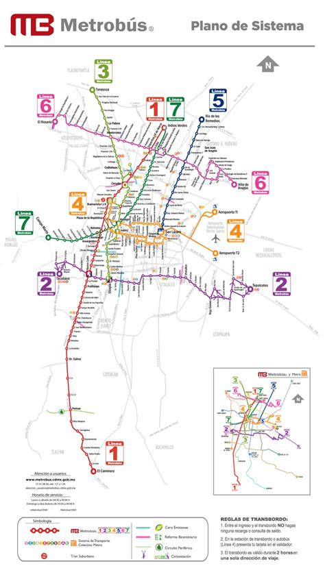 mapa del metrobus cdmx - mapa paises